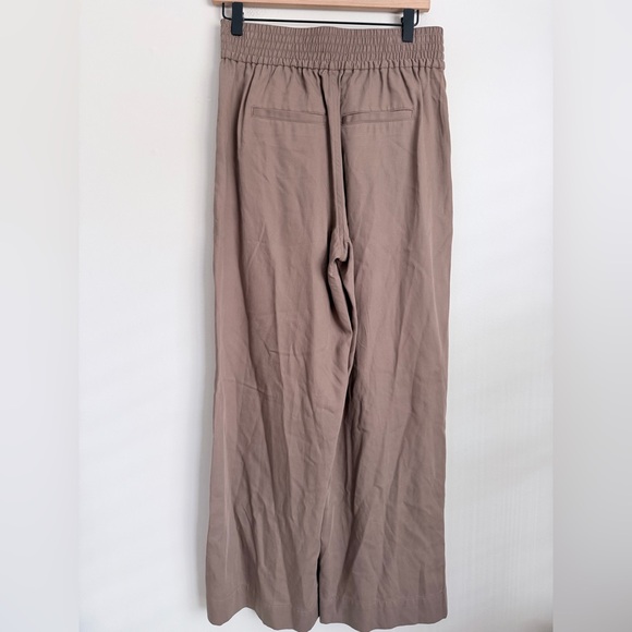 madewell Drapeweave Carley Wide Leg Pants smocked elastic waist S - Picture 3 of 8